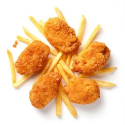 90. Chicken Nuggets 5 Stück und Pommes